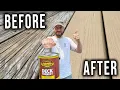 Restoring My Deck with Cabot Deck Correct Pressure Washing and Painting Old Dried Out Decking