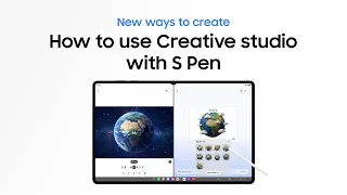 How to use Creative Studio with S Pen | Galaxy AI | Galaxy Tab S12 Series | Samsung