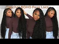 BOHO FAUX LOCS INDIVIDUAL CROCHET METHOD W Human Hair QUICKER AND EASIER YWIGS