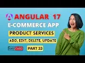 Angular 17 ecommerce project from scratch product services in angular17 using HttpClient