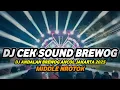 Lagu DJ CEK SOUND ANDALAN BREWOG ANCOL JAKARTA 2025 FULL BASS NROTOK NULUP