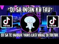 Download Lagu DJ SA INGIN KO TAU | DJ SA TE MABUK REMIX TIKTOK TERBARU YANG LAGI VIRAL