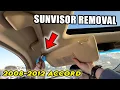 2008-2012 Honda Accord How to Remove the Sunvisor