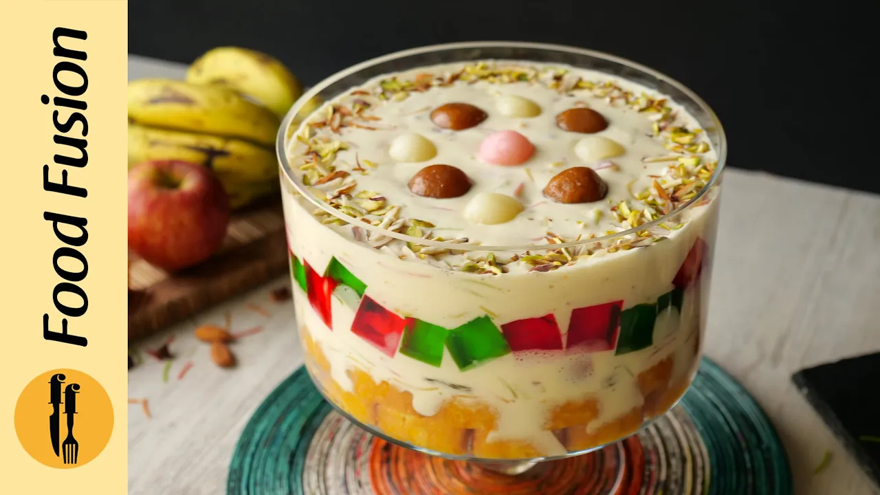 Lab-e-Shirin Trifle Recipe By Food Fusion (Eid Special)