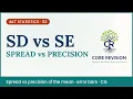 Standard Deviation vs Standard Error AKT Statistics 02 MRCGP