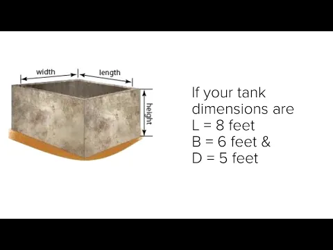 Download MP3 How to calculate water tank capacity in liters? | How to calculate volume of a rectangular tank