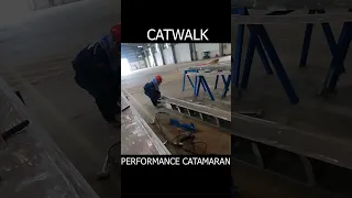 Watch the complete build on youtube #performanceboats #welding #aluminiumfabrication #boatbuild