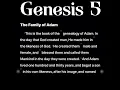 Genesis 5 The Bible NKJV 4K Dramatized with Text