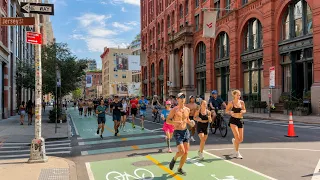 How New Yorkers Work Out on Summer Streets Village to SoHo via Lafayette