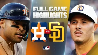 ASTROS vs PADRES Full Game Highlights August 7 2026 MLB Season