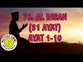 Download Lagu Al Insan Metode Ummi Ayat 1-10, 5x ulang per ayat | Juz 29