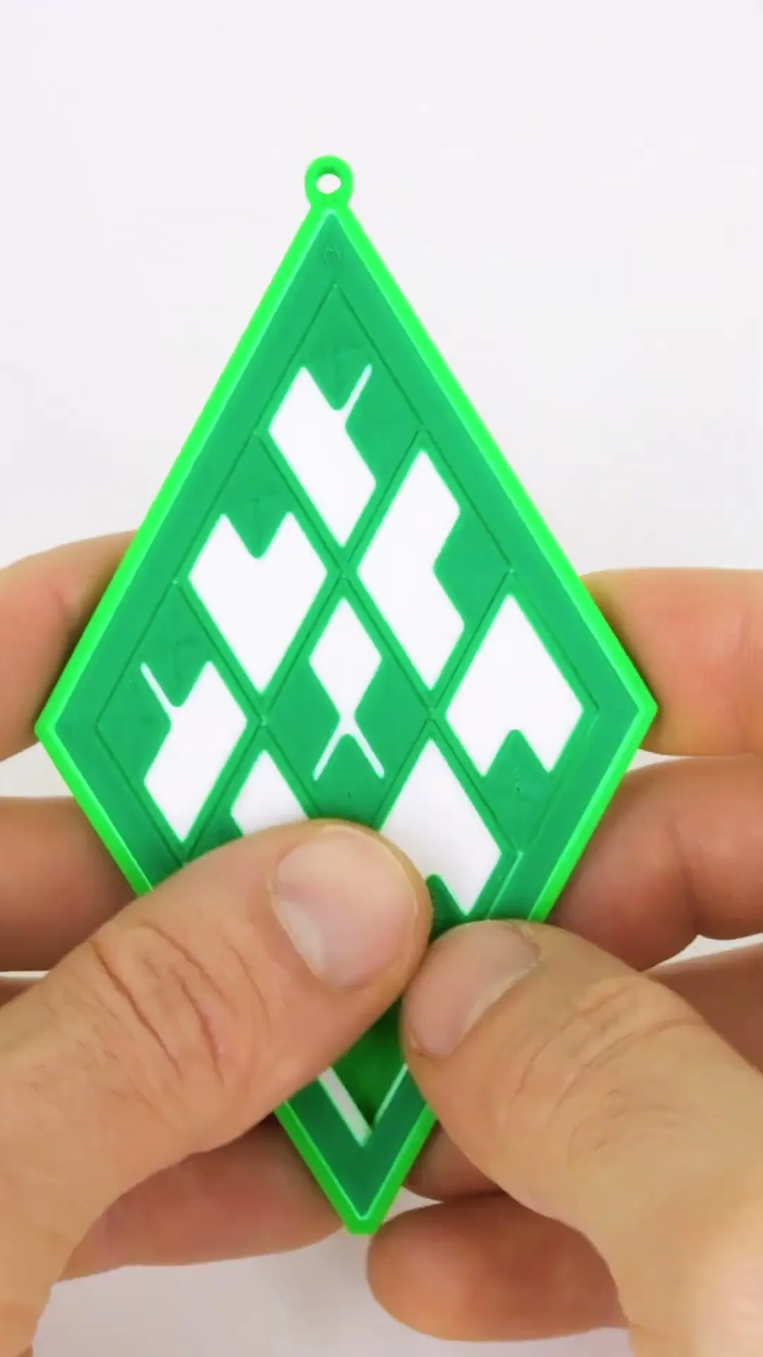 3 Diamond Puzzle Ornament