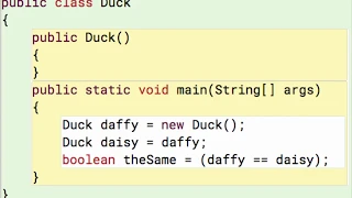 Java Objects 7 Checking if two objects are equal-equal