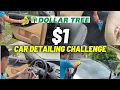 Complete Interior Exterior Detail Using Only Dollar Tree Products