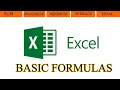EXCEL BASIC EXCEL BASIC FORMULA SUM AVERAGE TOTAL MAX MIN