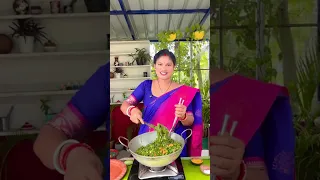 Kochu patar Chingri ❤️ Recipe Easy & Tasty #village #recipe  #cooking #food 