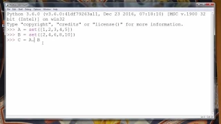 How to get the Union of two Sets in Python programming language