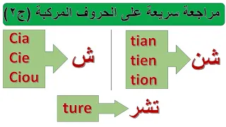 2 ثاني درس في سلسلة ما بعد التأسيس في اللغة الإنجليزية تأسس بسهولة في الحروف المركبة 