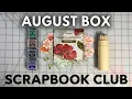 August Grabie Scrapbook Club Box - The Secret Tea Break