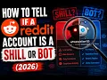 How to Tell If a Reddit Account Is a Shill or Bot 2026