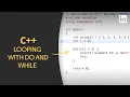 C Tutorial - Looping with WHILE and DO