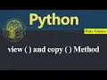 view Method and copy Method in Python Hindi