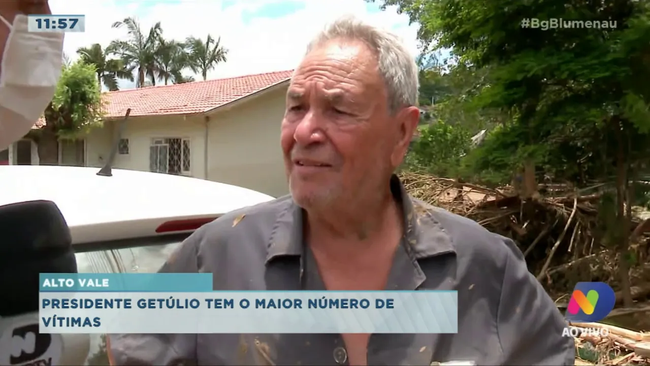 Novas informações do Alto Vale, sobre o temporal