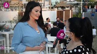 نانسي نصرالله تكشف سبب هجوم جمهور زياد برجي عليها   وعلاقتها بوائل كفوري دندنها