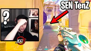 SEN TENZ AGAINST 100T DERREK IN IMMORTAL RADIANT RANKED LOBBY!! (VALORANT)