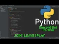 Python Discord py Re-Write voice commands Setup JOIN LEAVE PLAY FFmpeg and Youtube-dl