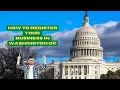 How to register your business in Washington DC