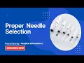 Proper Needle Selection blood donation needle blood drawing needle intramuscular injection needle