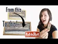 DOES IT WORK Antiquing With Rub n Buff Product Review Picture frame transformation