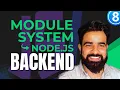 Node js Module System Explained Backend Development Series Part 8