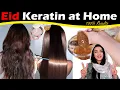 OMG Straight Damaged Frizzy Hair Keratin Smooth Shiny Hair at Home