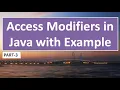 Protected Access Modifiers in JAVA