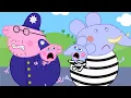 Daddy Pig Police Vs Daddy Elephant Thief - Peppa Funny Animation