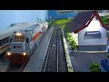Download Lagu Lokomotif CC201 double traksi meninggalkan gandengannya karena anjlokan | miniatur kereta api sultan