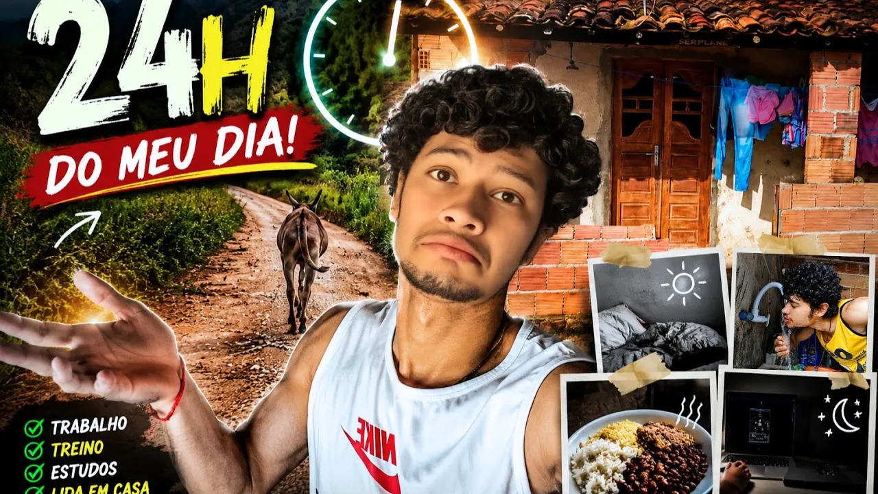24H DE UM YOUTUBE POBRE EM 2026