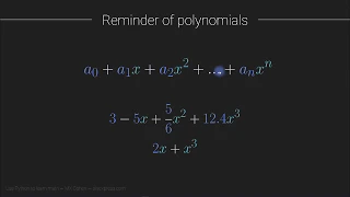 Algebra 1 Adding polynomials in Python