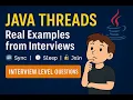 Java Multithreading Real-World Examples Thread Sleep Join Synchronization Explained