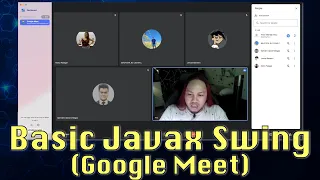 No Edit Basic Javax Swing Components Google Meet Session Coding Part Only Tagalog Tutorial