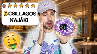 $ 5 Csillagos Ételeket Ettem NAPOKIG! ⭐🤑 $