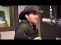 Chris Young singing THE MAN I WANT TO BE in our studio