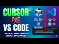 Cursor vs VS Code Best AI Code Editor Showdown