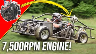 We Built a 45HP Predator 670 Racing Engine for Our Mini NASCAR Go Kart (It RIPS!)