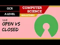 23 OCR A Level H046-H446 SLR5 - 1 2 Open vs closed