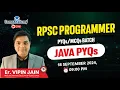 JAVA PYQs RPSC Programmer MCQ BATCH RPSC Programmer Classes Test Series COMPACADEMY