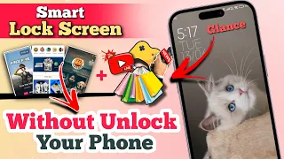 This Smart Lock Screen Will Blow Your Mind | Glance Lock Screen | Enable Glance & See