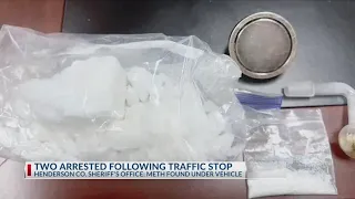 Gallon-sized bag of meth found during Henderson County traffic stop